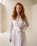 Short Bridal Robe Set