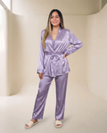 3-Piece satin Pajama Set