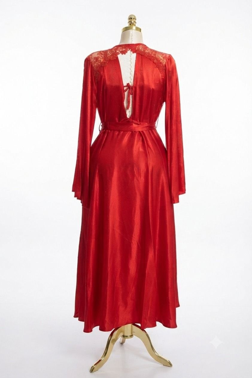 Nightgown with Robe Set