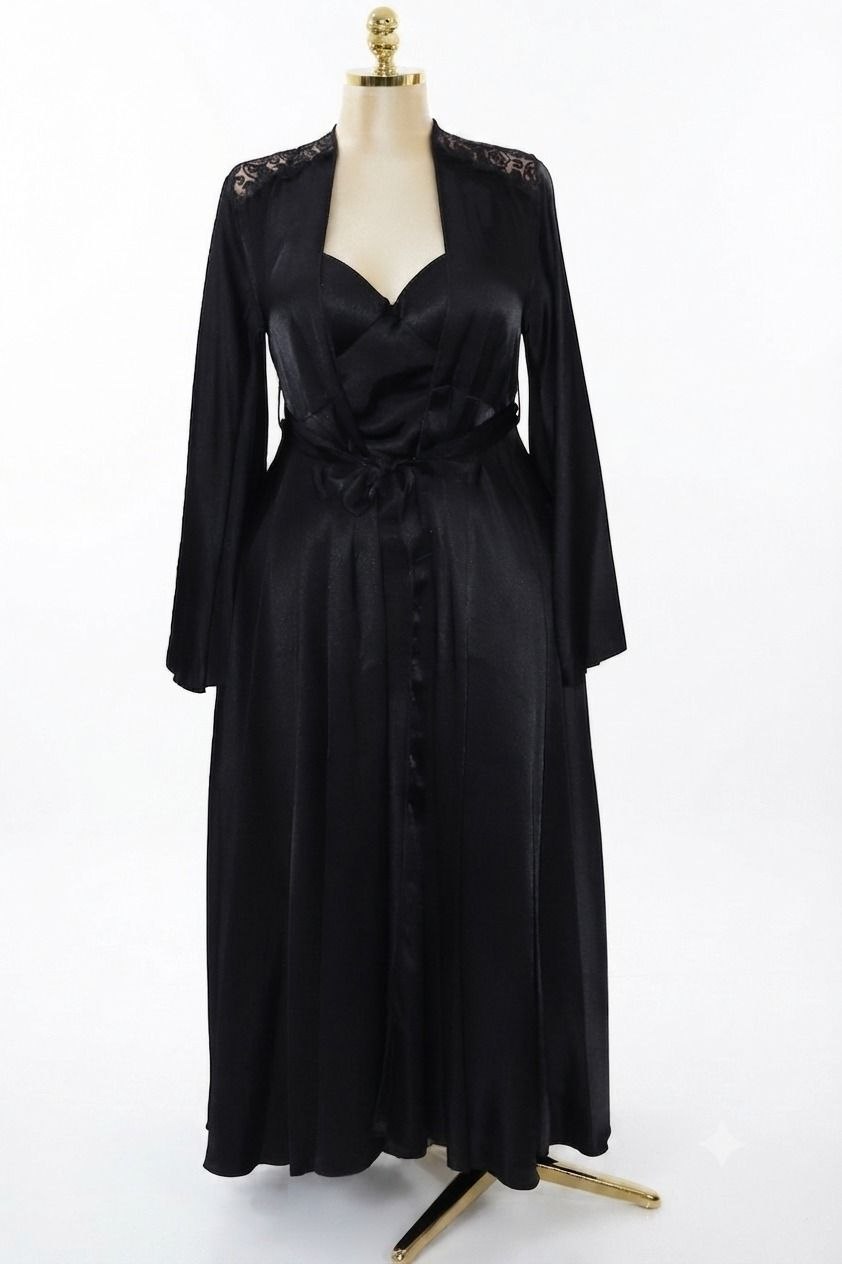 Nightgown with Robe Set