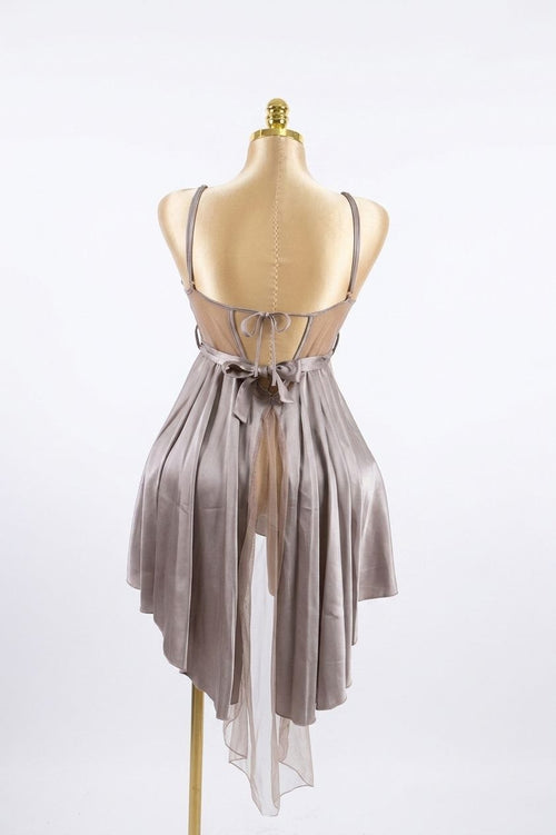 light purple Short Babydoll
