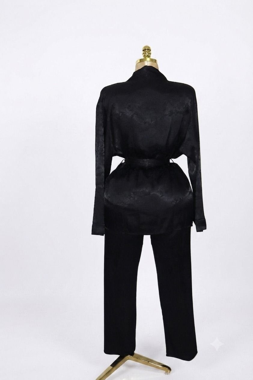 3-Piece satin Pajama Set