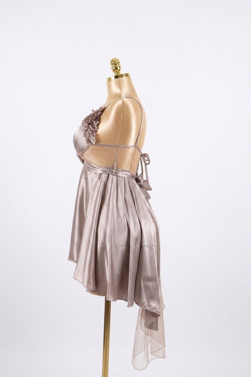 light purple Short Babydoll