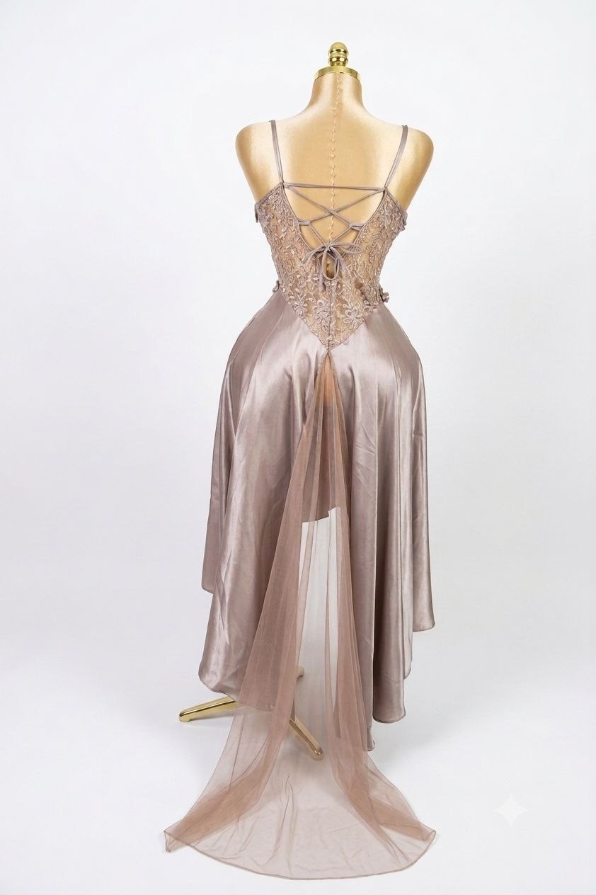 light purple Long Babydoll