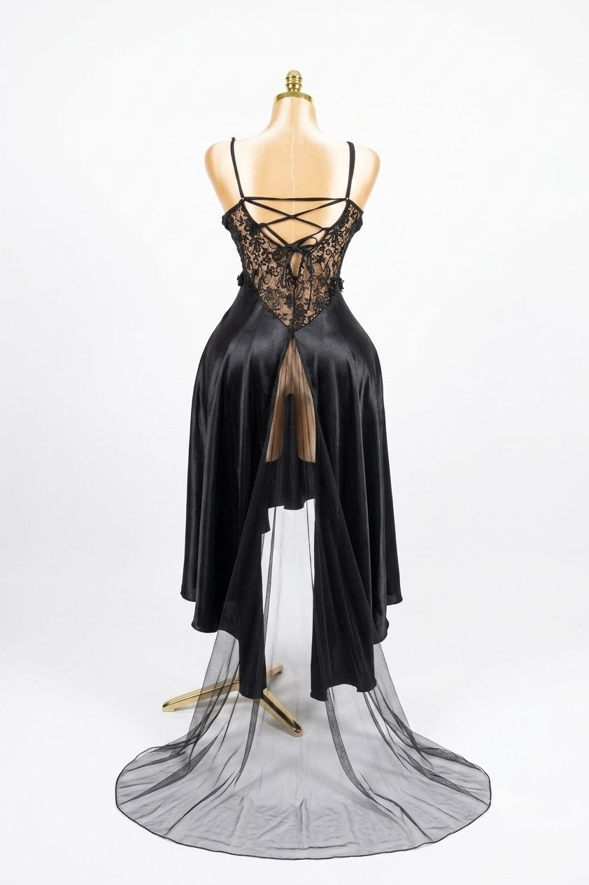 Black Long Babydoll