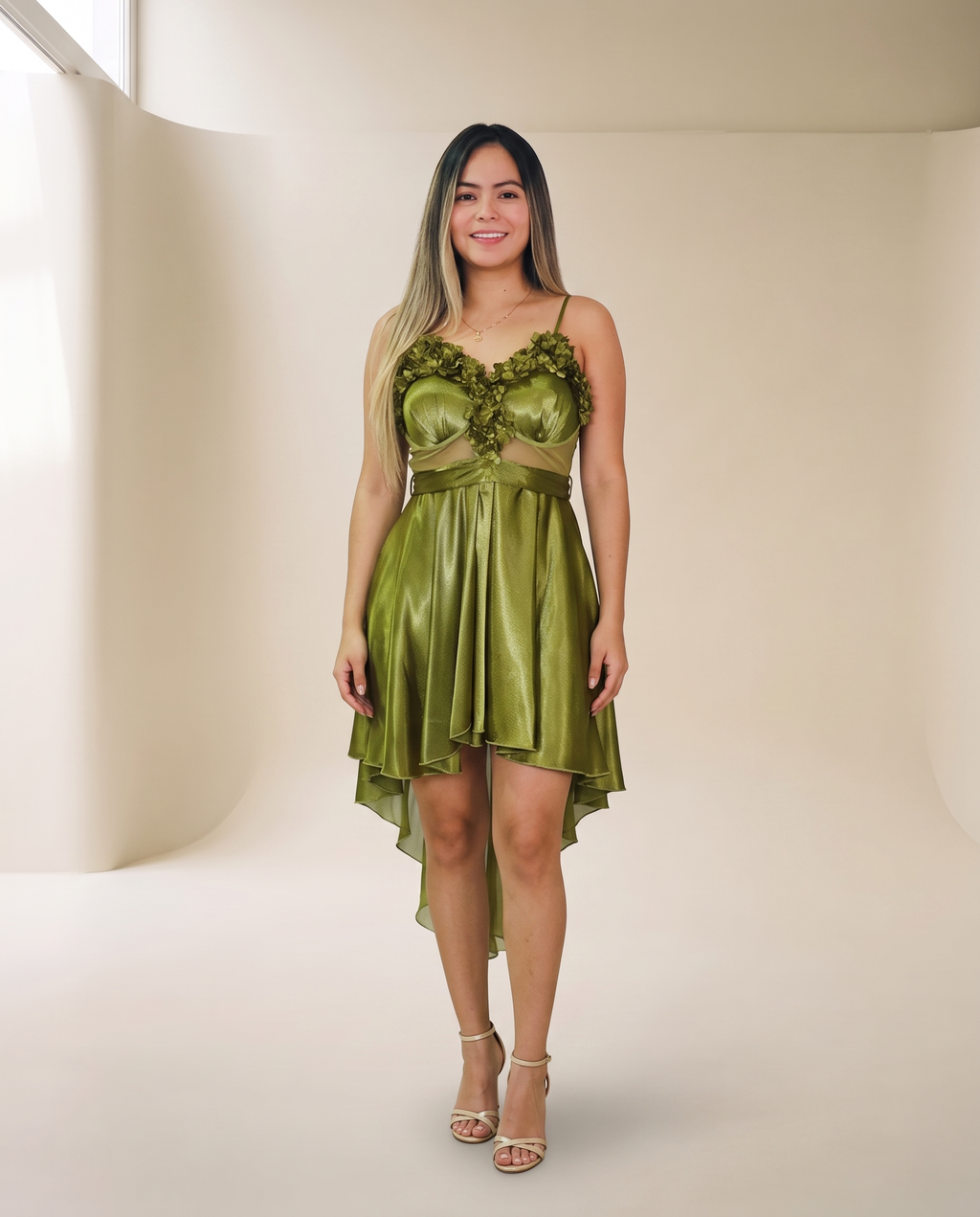 GREEN Short Babydoll