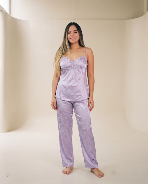 3-Piece satin Pajama Set