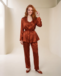 3-Piece satin Pajama Set