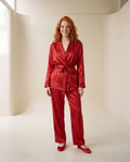 3-Piece satin Pajama Set