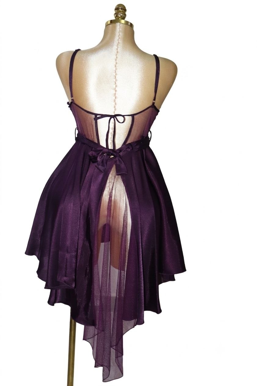 Purple Short Babydoll