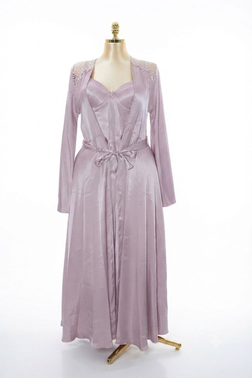 Nightgown with Robe Set