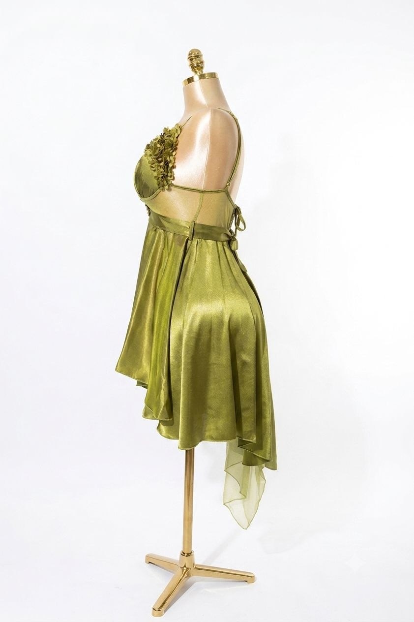 GREEN Short Babydoll