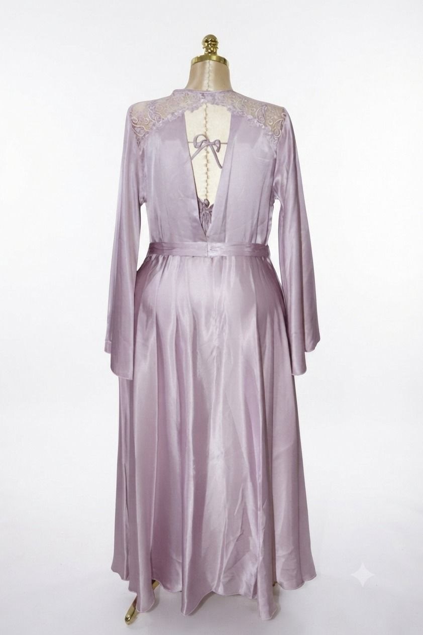 Nightgown with Robe Set