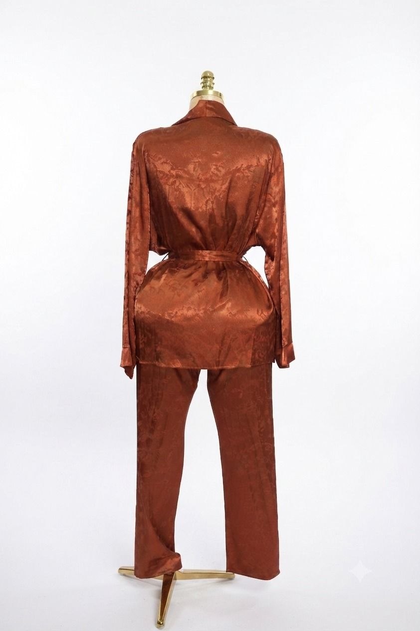 3-Piece satin Pajama Set