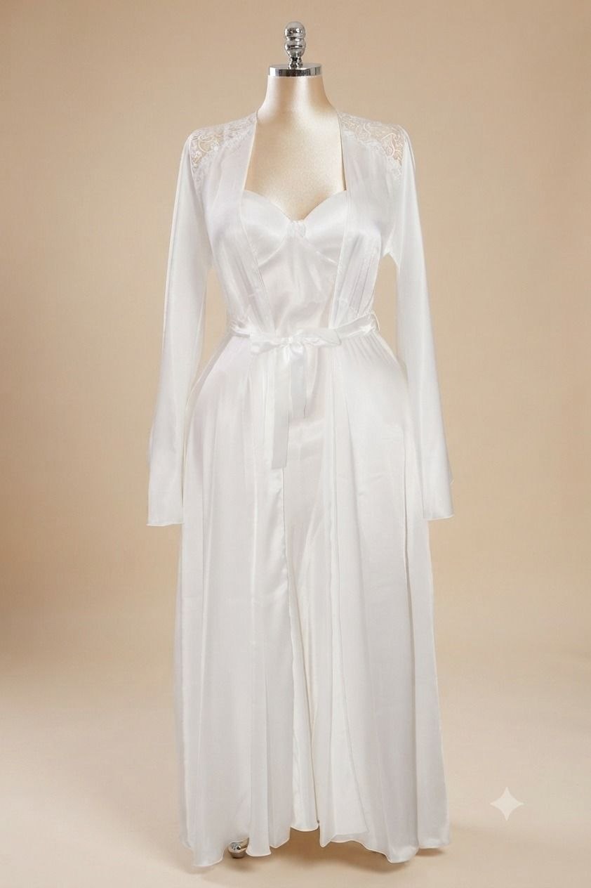Nightgown with Robe Set