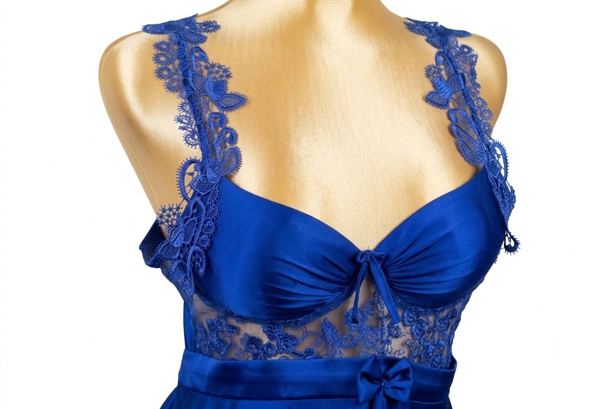 Navy Blue Short Babydoll