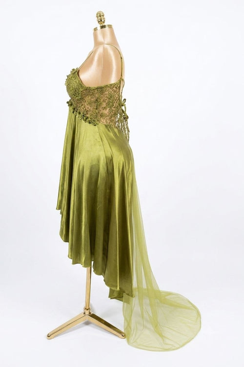 GREEN Long Babydoll