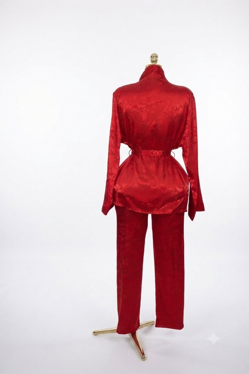 3-Piece satin Pajama Set