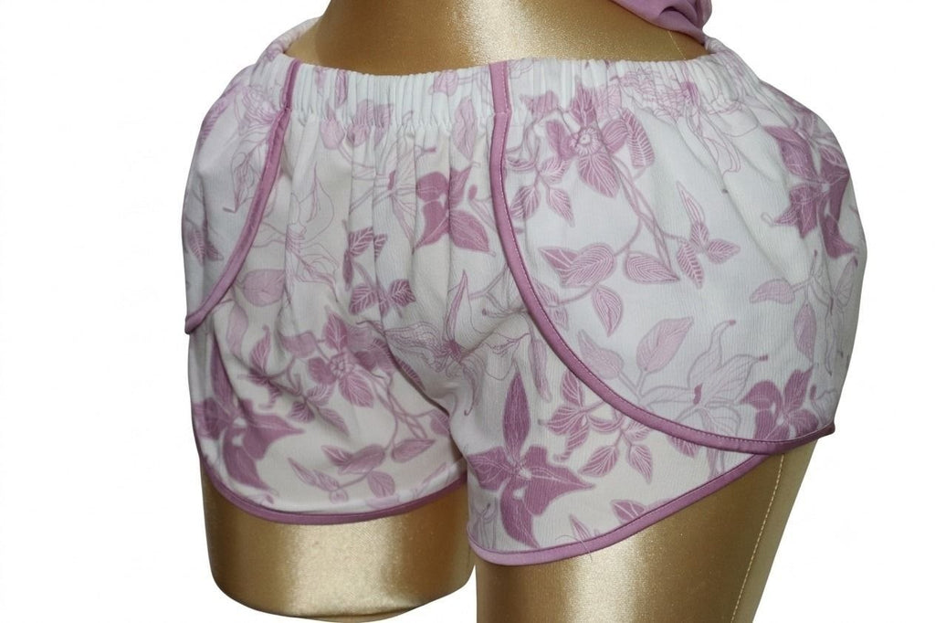 Satin Shorts Pajama Set Pink